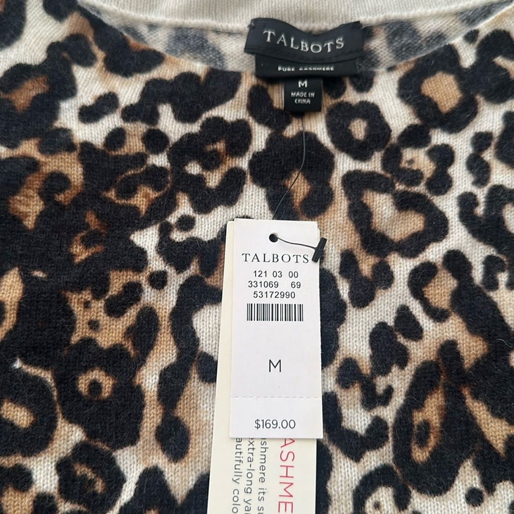 Talbots Audrey NWT cashmere size M